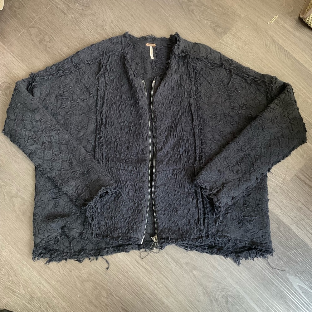 Free People Zip Jacket Coat